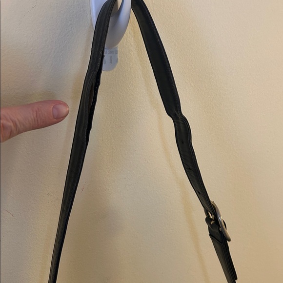 Gucci GG Britt Blondie Bag Shoulder Purse Coated Canvas Italian Navy Leather - Picture 8 of 17